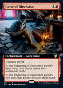Maldición de obsesión (arte extendido) [Innistrad: Midnight Hunt Commander] 