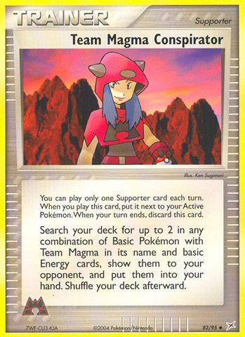 Equipo Magma Conspirador (82/95) [EX: Equipo Magma vs Equipo Aqua] 
