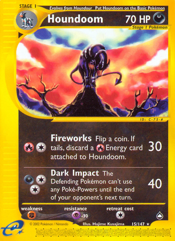 Houndoom (15/147) [Acuápolis] 