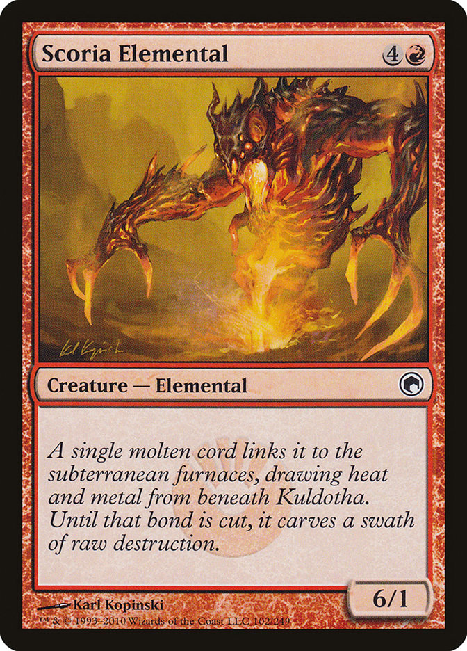 Scoria Elemental [Cicatrices de Mirrodin] 