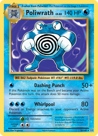 Poliwrath (25/108) (Exclusivo de la baraja temática) [XY: Evoluciones] 
