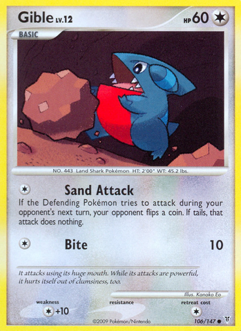 Gible (106/147) [Platino: Vencedores Supremos] 