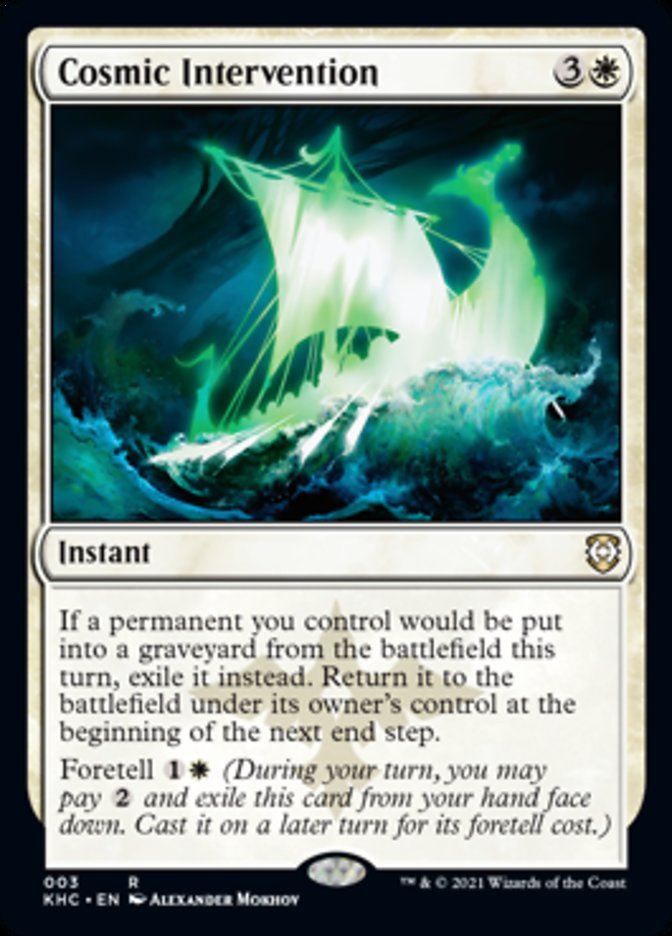 Intervención cósmica [Kaldheim Commander] 