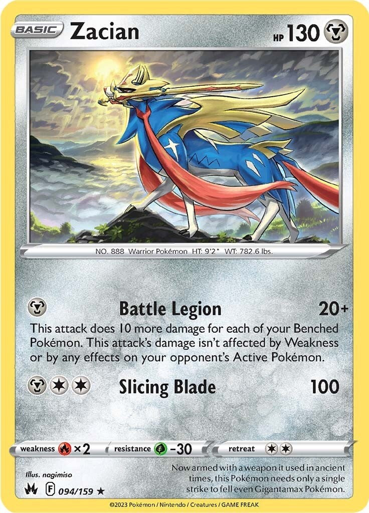 Zacian (094/159) [Espada y escudo: Crown Zenith] 