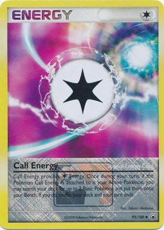 Call Energy (92/100) (Promoción de liga) [Diamond &amp; Pearl: Majestic Dawn] 