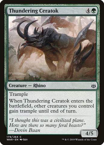 Thundering Ceratok [Guerra de la Chispa] 
