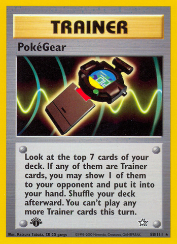 PokeGear (88/111) [Neo Génesis 1.ª edición] 