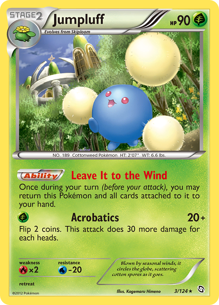 Jumpluff (3/124) [Blanco y negro: Dragones exaltados] 