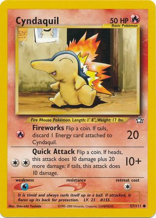 Cyndaquil (57/111) [Neo Génesis Ilimitado] 