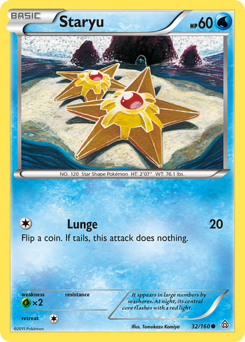 Staryu (32/160) [XY: Choque primigenio] 