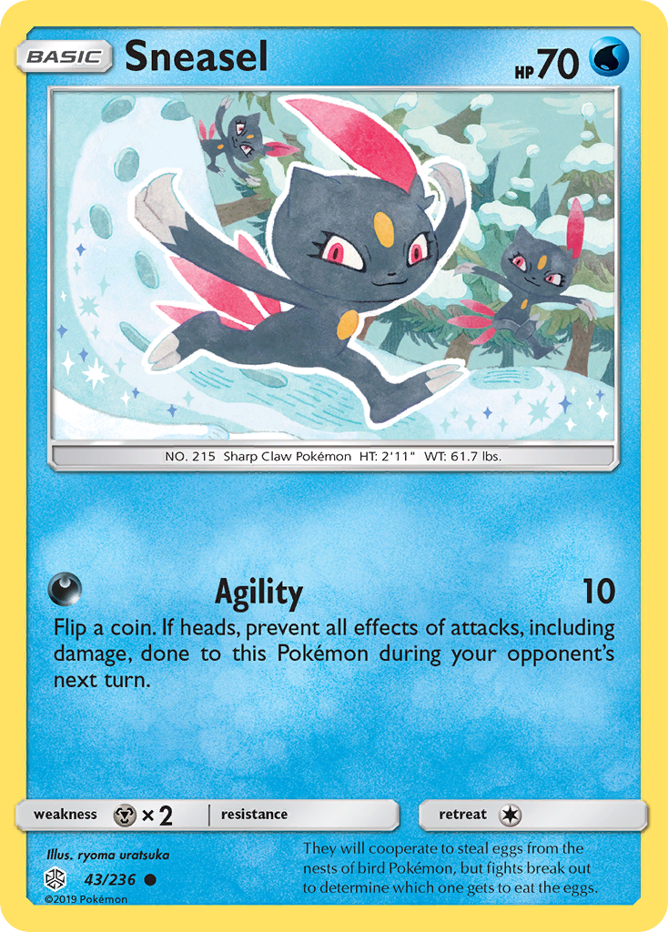 Sneasel (43/236) [Sol y Luna: Eclipse cósmico] 