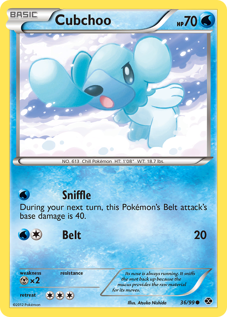 Cubchoo (36/99) [Blanco y negro: Próximos destinos] 