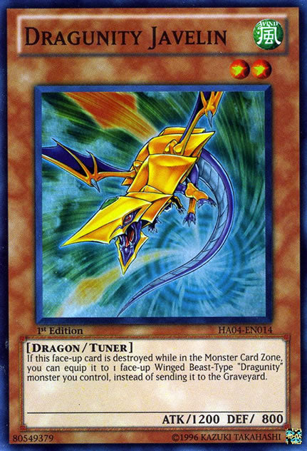 Dragunity Javelin [HA04-EN014] Súper Raro 