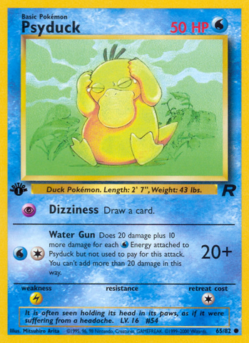 Psyduck (65/82) [Equipo Rocket 1.ª edición] 