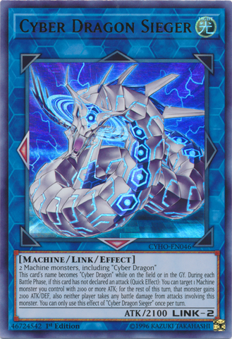 Cyber ​​Dragon Sieger [CYHO-EN046] Ultra raro 