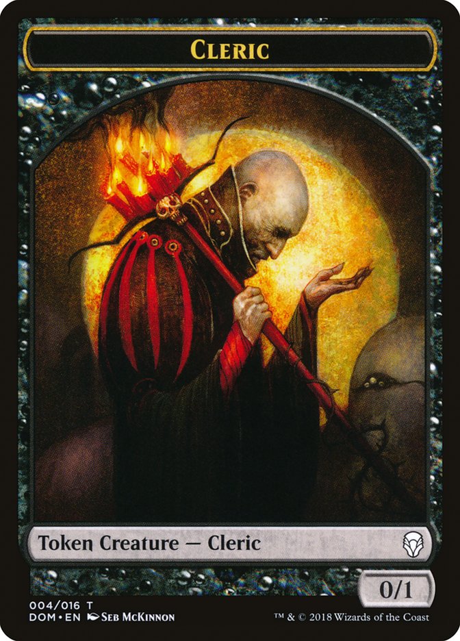Ficha de Clérigo [Fichas de Dominaria] 