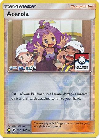 Acerola (112a/147) (Promoción de Liga 2do Lugar) [Sol y Luna: Sombras Ardientes] 
