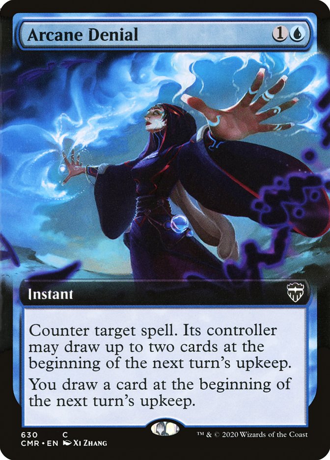 Negación arcana (arte extendido) [Commander Legends] 