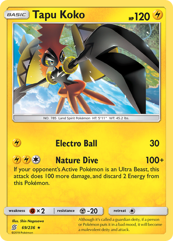 Tapu Koko (69/236) [Sol y Luna: Mentes unificadas] 