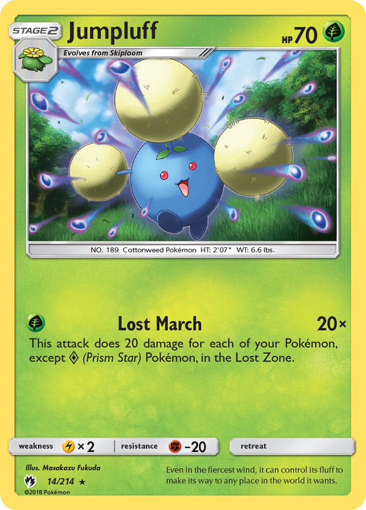 Jumpluff (14/214) [Sol y Luna: Trueno perdido] 