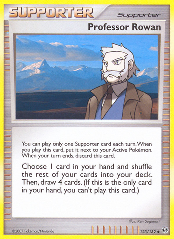 Profesor Rowan (123/132) [Diamante y Perla: Maravillas secretas] 