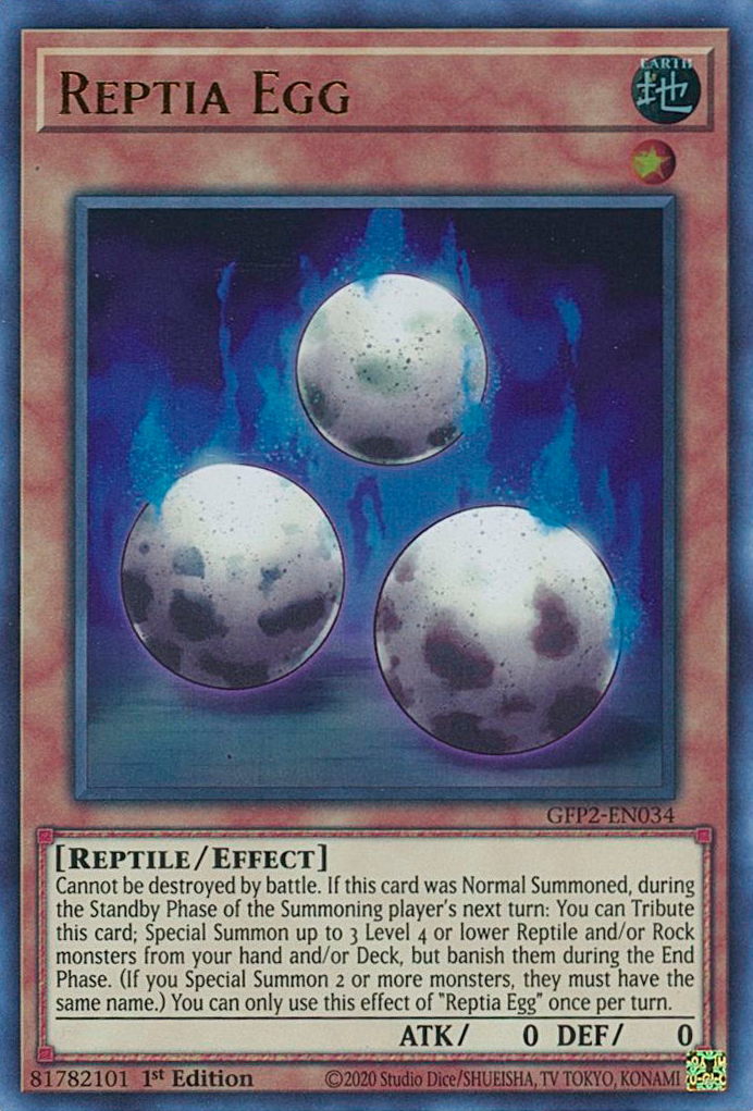 Huevo de Reptia [GFP2-EN034] Ultra raro 