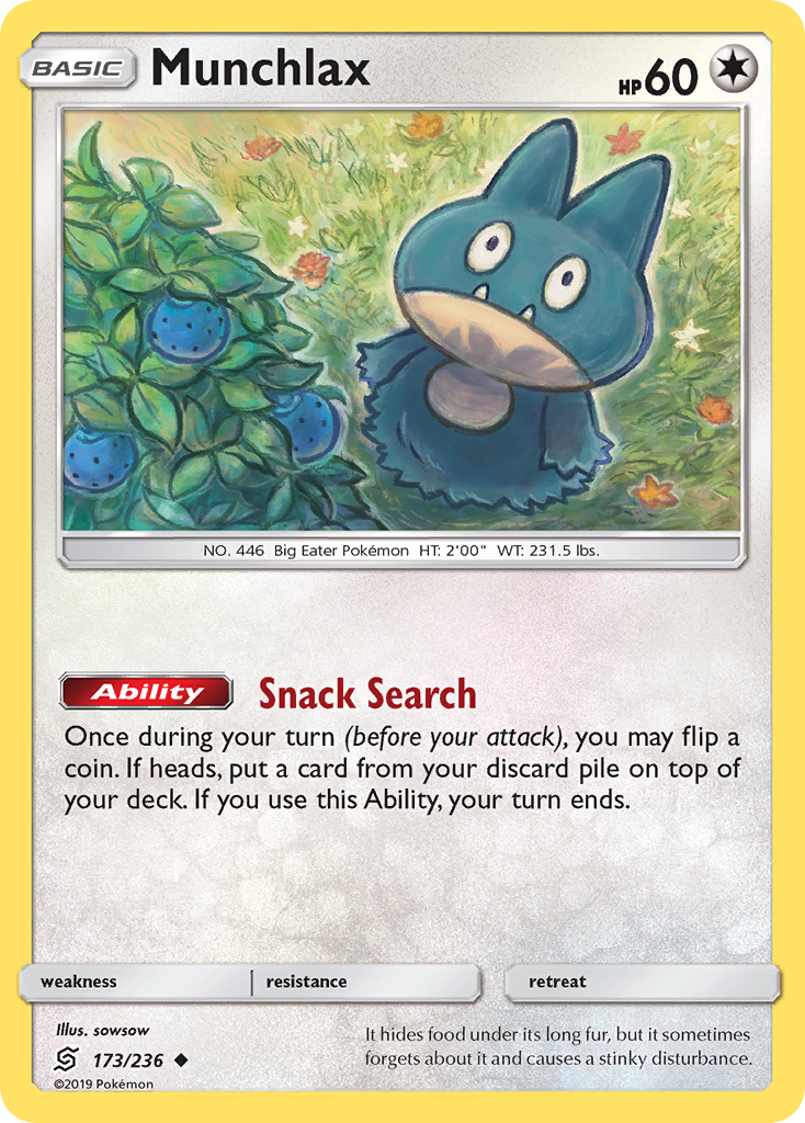 Munchlax (173/236) [Sol y Luna: Mentes unificadas] 