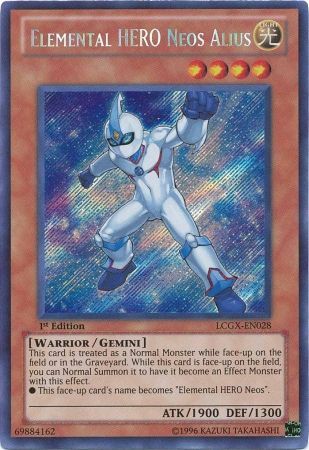HÉROE elemental Neos Alius [LCGX-EN028] Secreto Raro 