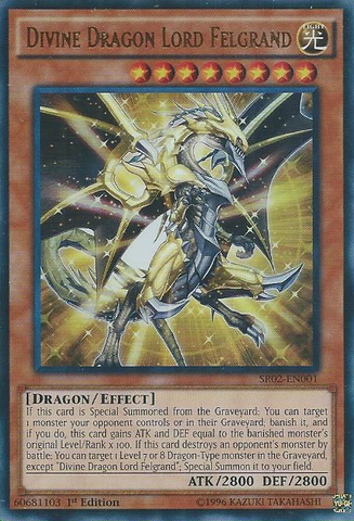 Señor Dragón Divino Felgrand [SR02-EN001] Ultra Raro 