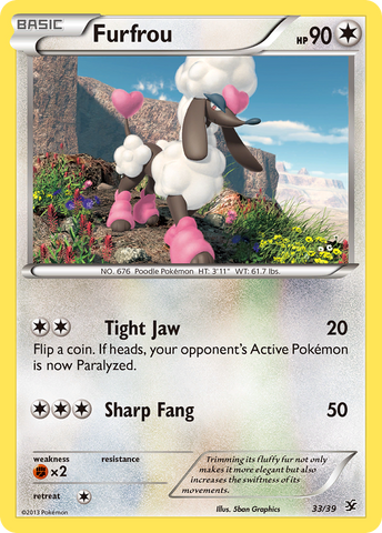 Furfrou (33/39) [XY: Conjunto inicial de Kalos] 