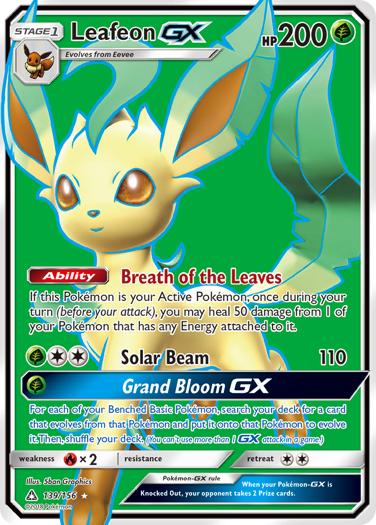 Leafeon GX (139/156) [Sol y Luna: Ultra Prisma] 
