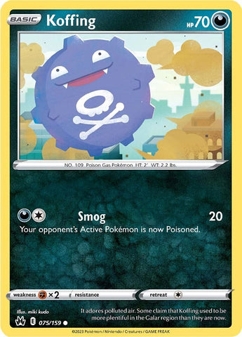 Koffing (075/159) [Espada y escudo: Crown Zenith] 