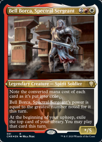 Bell Borca, Sargento Espectral (Grabado) [Commander Legends] 
