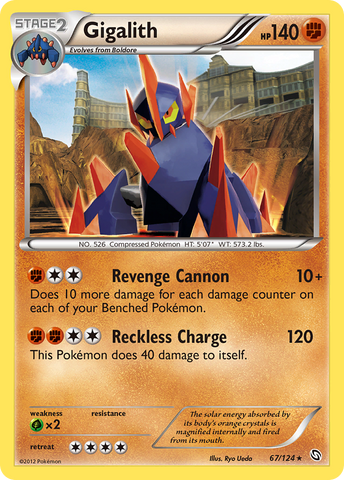 Gigalith (67/124) [Blanco y negro: Dragones exaltados] 