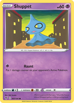 Shuppet (067/185) [Espada y escudo: voltaje vivo] 