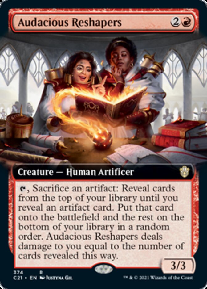 Reformadores audaces (arte extendido) [Commander 2021] 