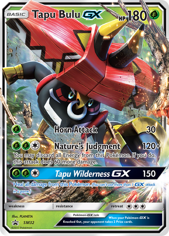 Tapu Bulu GX (SM32) [Sol y Luna: Promociones de Black Star] 