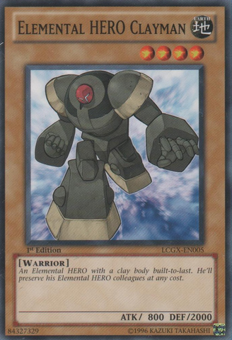 HÉROE Elemental Clayman [LCGX-EN005] Común 