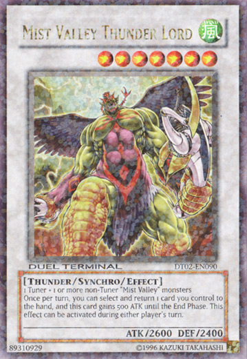 Señor del Trueno del Valle de la Niebla [DT02-EN090] Ultra raro 