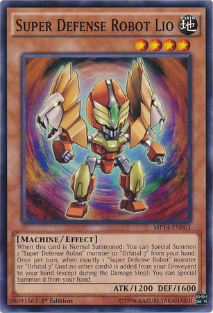 Robot de súper defensa Lio [MP14-EN063] Común 