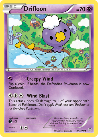Drifloon (34/101) [Blanco y negro: Explosión de plasma] 