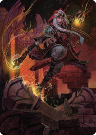 Jaya, Fiery Negotiator Art Card 2 [Serie de arte Dominaria United] 
