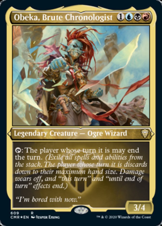 Obeka, cronólogo bruto (grabado) [Commander Legends] 