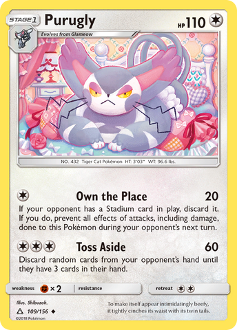 Purugly (109/156) [Sol y Luna: Ultra Prisma] 