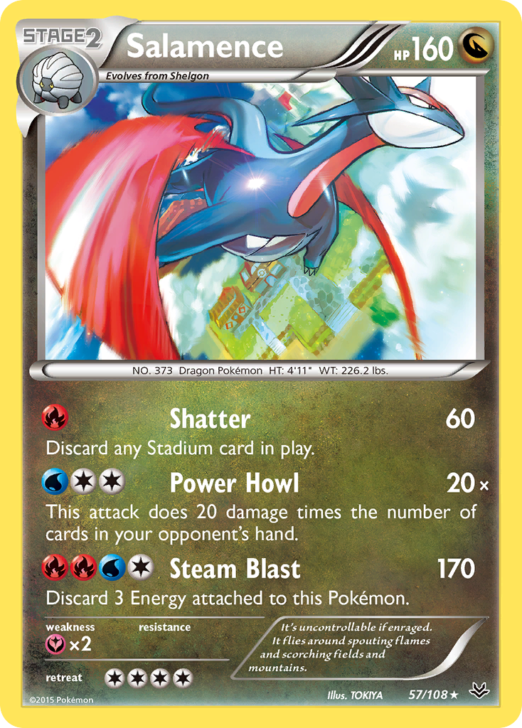 Salamence (57/108) [XY: Cielos rugientes] 