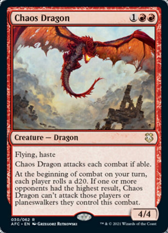 Dragón del Caos [Dragones y Mazmorras: Aventuras en los Reinos Olvidados Commander] 