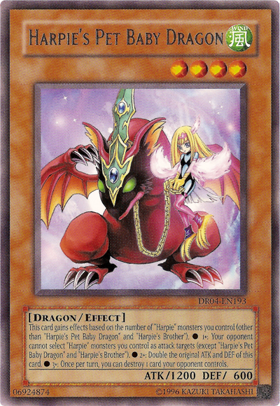 Dragón bebé mascota de Harpie [DR04-EN193] Raro 