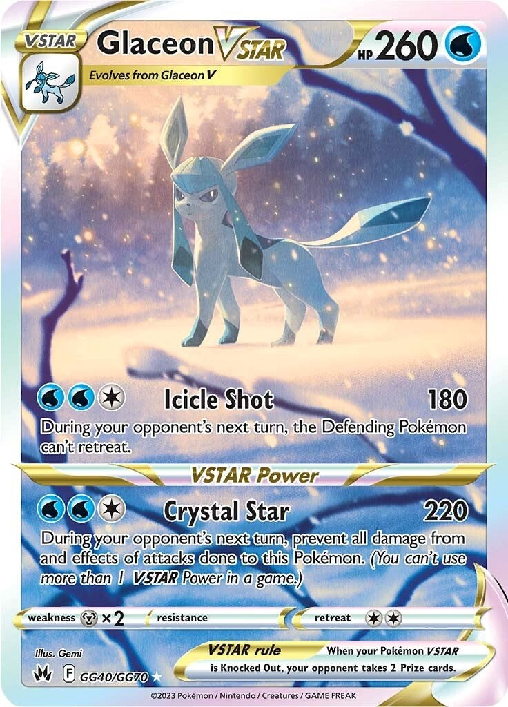 Glaceon VSTAR (GG40/GG70) [Espada y escudo: Crown Zenith] 
