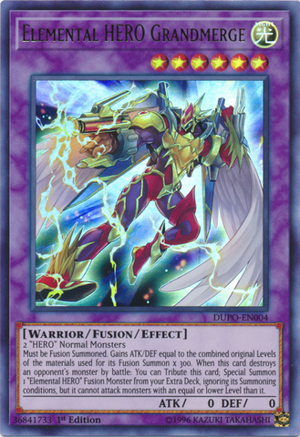 Gran fusión de héroe elemental [DUPO-EN004] Ultra raro 