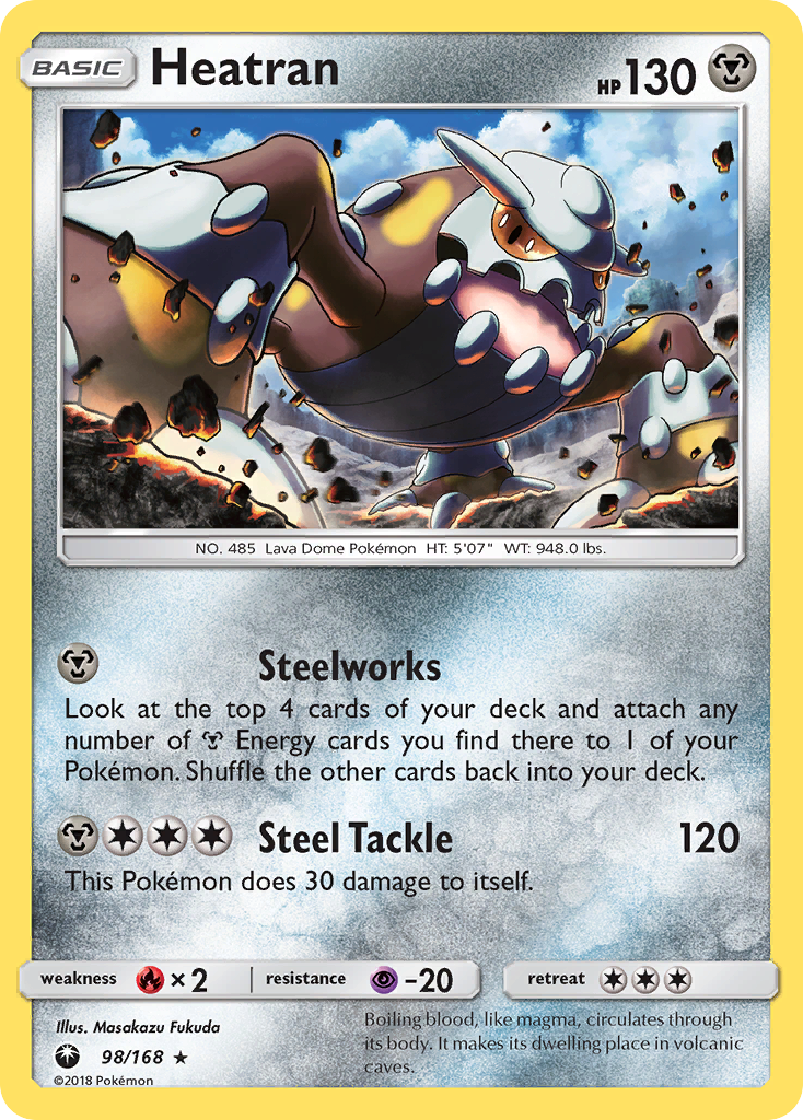 Heatran (98/168) [Sol y Luna: Tormenta Celestial] 